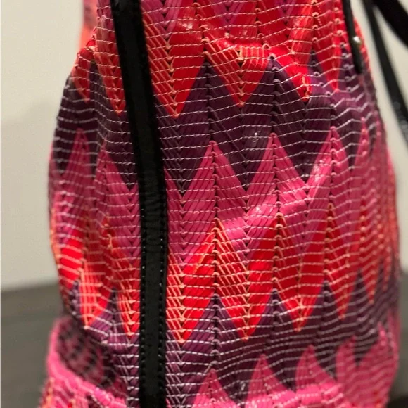 Kate Spade New York Multi-Colored Chevron Handbag - Picture 4 of 14